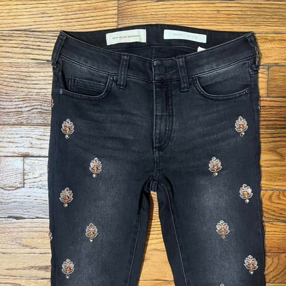 Pilcro Embellished Skinny Jeans - Picture 2 of 5